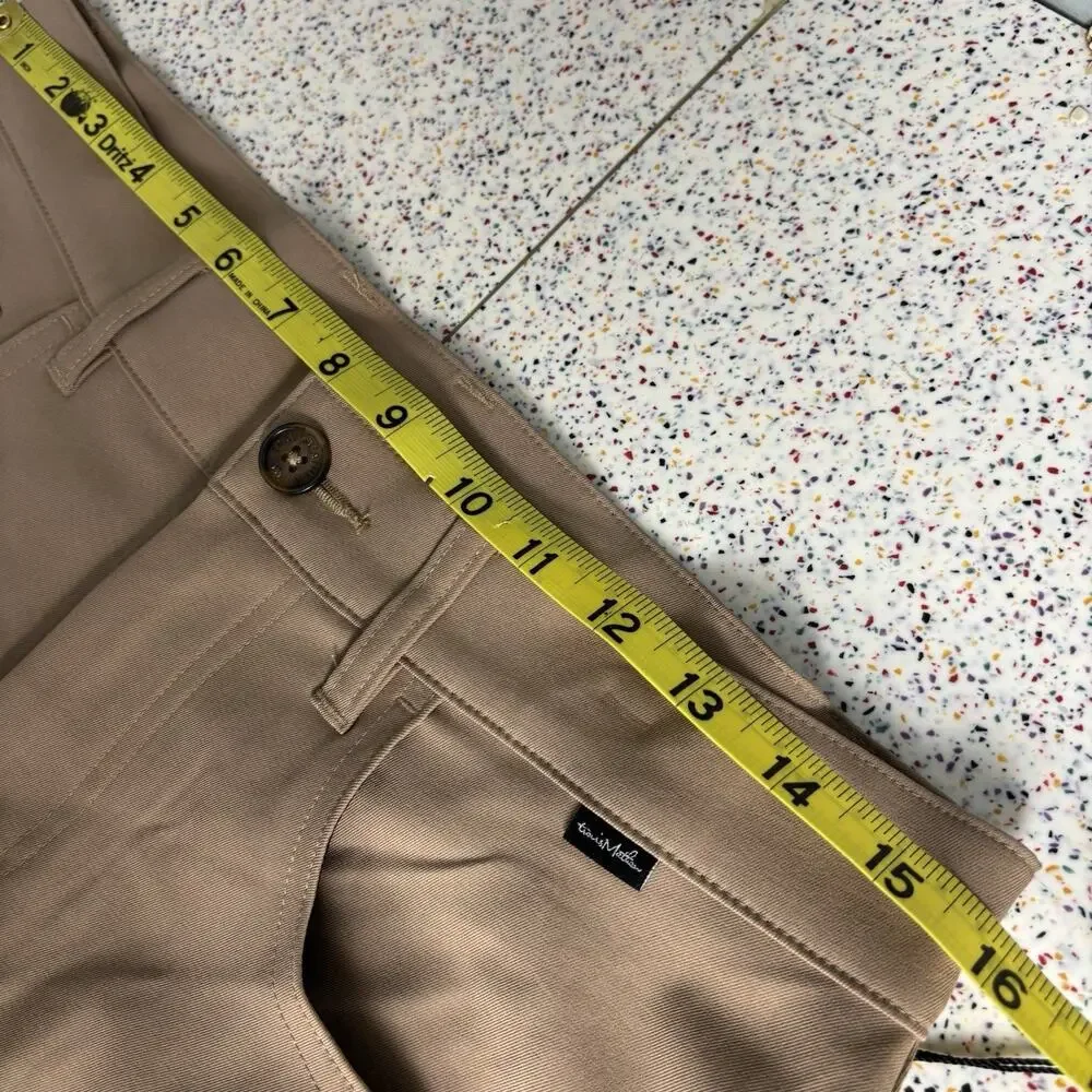 NWT TRAVIS MATHEWS Men’s 30x32 Open To Close Perfect Pants Khaki Golf New Tags - Picture 3 of 6